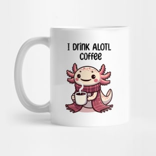 Kawaii Axolotl Coffee Lover Mug